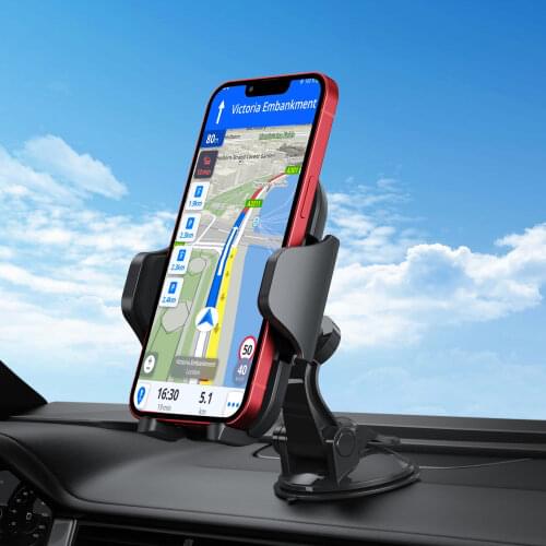 Car Phone Holder Universal Dashboard Suction Cup Car Phone Mount Holder 360° Rotation Cell Phone Holders for iPhone Samsung Gala