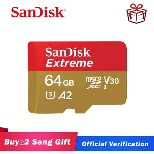 Sandisk micro sd EXTREME PLUS microSD TF Card memory card A2 32GB 64GB 128GB 256GB U3 V30 160MB / s Class10 flash memory card