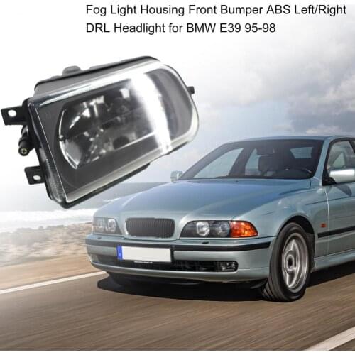 Fog Light Housing Front Bumper ABS Left/Right Headlight Component 63178381977 63178360576 63178381978 for BMW E39 95-98