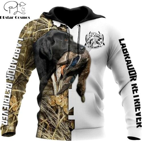Beautiful Hunting Dog 3D All Over Printed Fashion Hoodies Men Sweatshirt Unisex Zip Pullover Casual Jacket Tracksuit DW0267