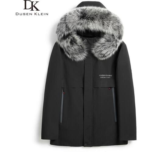 Men Rabbit Fur Coat Thick Warm Winter Outerwear Jacket 028
