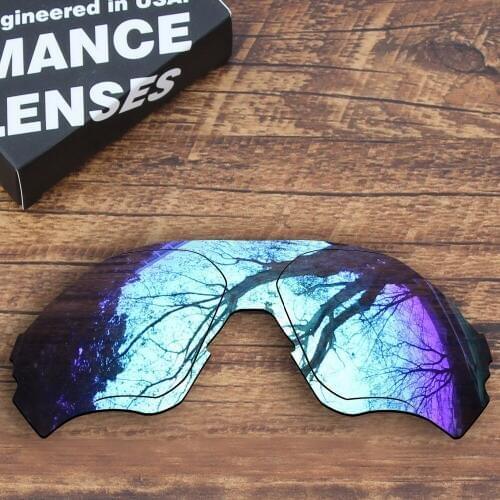ToughAsNails Polarized Replacement Lenses for Oakley EVZero Range Sunglasses Blue Mirrored