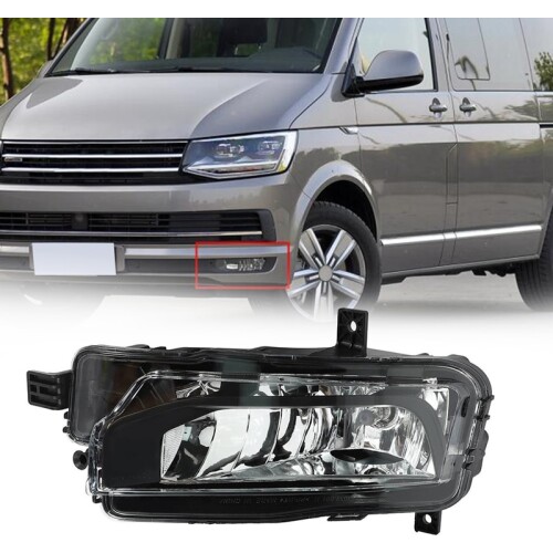 Car Front Bumper Fog Lamp Fog Lamp embly Suitable for Multivan Caravelle T6 T7 2016 2017 2018 2019