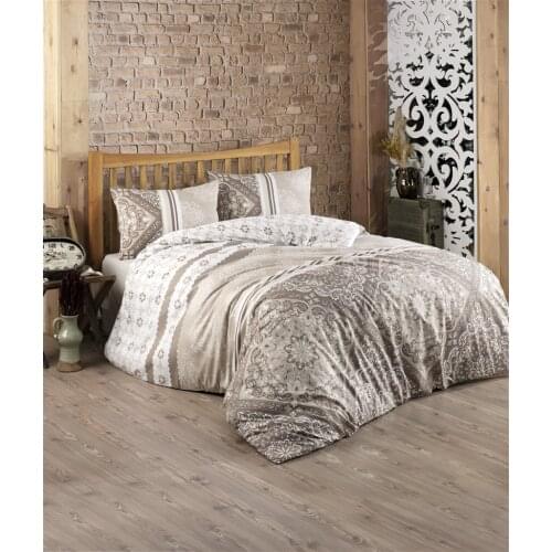 Crystal By Crown 100% Cotton Bedding Set, Home Textile Bedding Set, Bedspread, Duvet Cover Flat Sheet Pillow Case Turkey Dilay