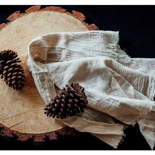 2 pcs/set Linen Cotton Napkins 45X66cm/66X90cm Tea Towels on the Table Solid Color Home Kitchen Dishcloth