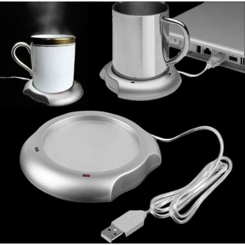 USB Insulation Coaster Heater Heat Insulation Electric Warmer Multifunctional Coffee Cup Mug Mat Pad Home Office Accessory