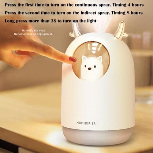 Ultrasonic USB Air Humidifier Timing Aroma Essential Oil car air freshener Mist Aroma Maker Fogger LED Humidificador Air purifie