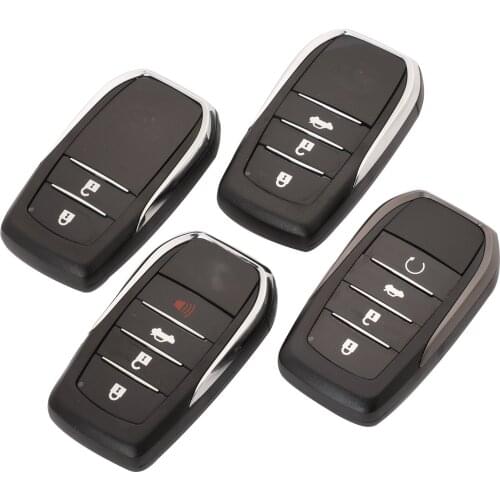 Jingyuqin 2/3/4 button smart key remote car key cover for Toyota Chr C-hr Land Cruiser 200 Avensis Auris Corolla