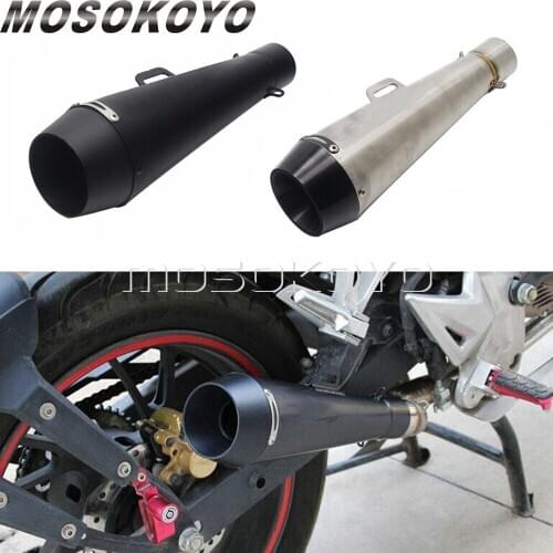 Universal 38-51MM Motorcycle Scooter Exhaust Muffler Pipe Silencer For Most Motocross Racing Dirt Bike Street Bike ATV CBR 125
