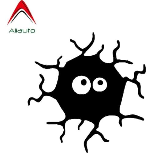 Aliauto Funny Car Sticker Interesting Crack In Eyes Joke High Quality Decor Waterproof Reflective Decal Vinyl Graphic,13cm*13cm