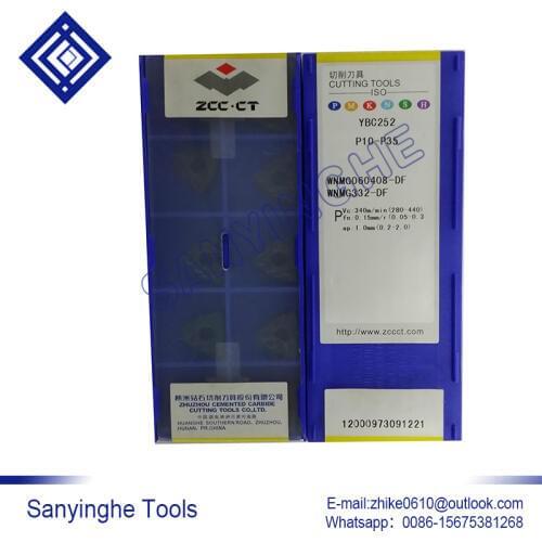 Free shipping high quality sanyinghe 10pcs/lots YBC252 WNMG060408-DF cnc carbide turning inserts