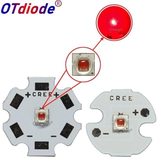 10PCS Original Cree XPE2 XP-E2 Photo Red 660nm 3W PowerLED Deep Red Chip Diode Emitter light For Indoor Plant Growth Lighting