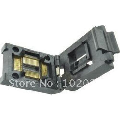 100% NEW IC51-0644-824 TQFP64 QFP64 LQFP64 IC Test Socket / Programmer Adapter / Burn-in Socket (IC51-0644-824-5)0.8MM