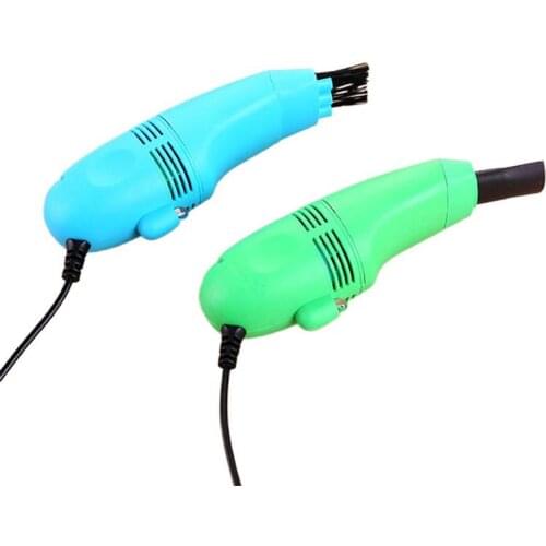 2Pcs Mini USB Vacuum Cleaner Powerful Keyboard Computer Cleaner Portable Vacuum Cleaning Tool for Car Home (Random Color)
