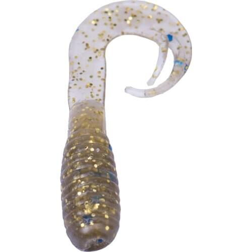 20pcs 40mm 1.6'' Grub Bait, Fishing Soft Baits Soft bait Lures, freshwater fishing lures