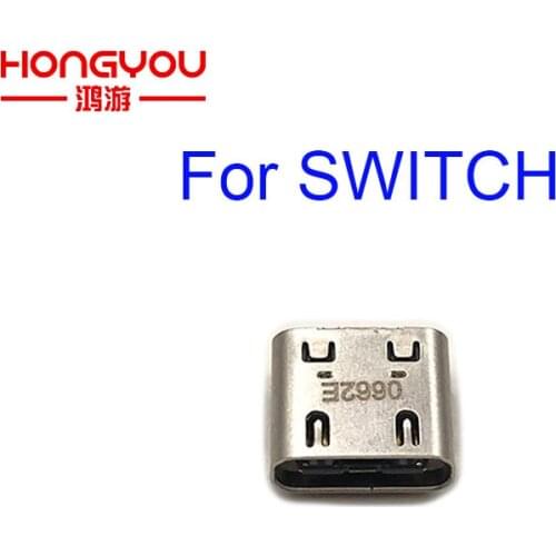 20PCS For Nintendo Switch NS Console Charging Port Socket Replacement Charging Port Power Connector Type-C Charger Socket