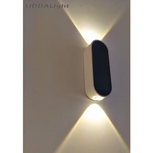 6W Wall Light Outdoor Home Living Room Garden Porch Sconce Lamp Aluminum Led Wall Light Balcony