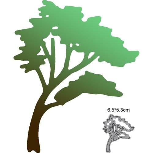 Tree Halloween 2021 new metal cutting mold photo frame DIY scrapbook decoration embossing handmade template