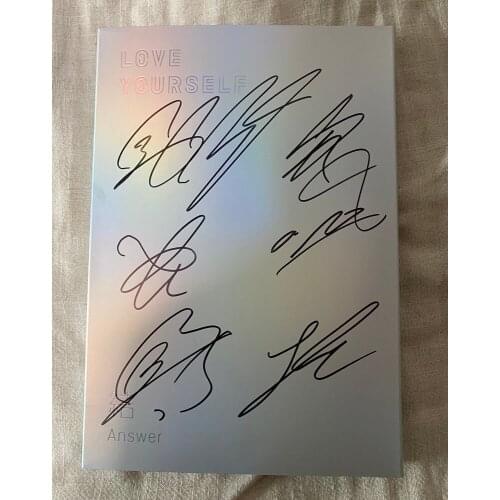 Love Yourself Answer V SUGA JIN JIMIN Jung Kook RM J-HOPE autographed Album CD+Photobook K-POP GIFTS COLLECTION