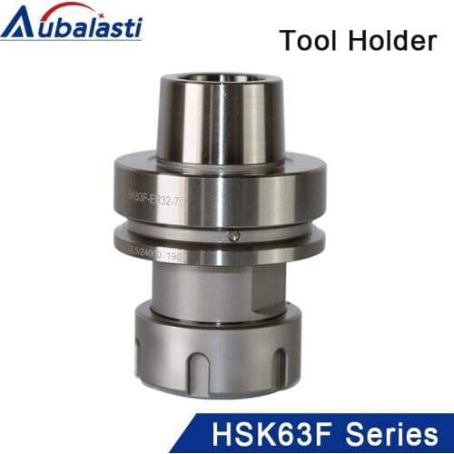HSK63 Tool Holder HSK63F-ER20 ER25 ER32 ER40 Engraving Machine Woodworking Machine High Speed High Precision HSK63F Knife Handle