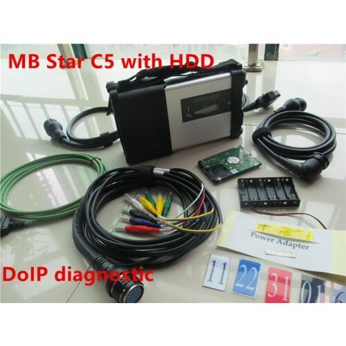 Best Quality MB Star SD C5 V2020.12 DoIP Xen try Connect C5 SD Connect Wifi Diagnosis Kit With Software HDD