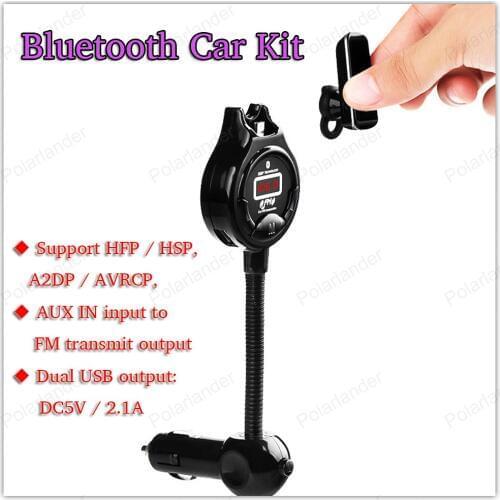 The new Bluetooth mini Bluetooth hands-free Support HFP / HSP, A2DP / AVRCP Dual USB output AUX IN input FM output