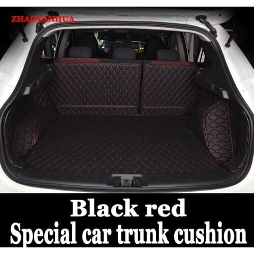 Custom fit car trunk mat for Nissan Qashqai altima Rouge X-trail Murano Sylphy versa Tiida car-styling tray carpet cargo liner