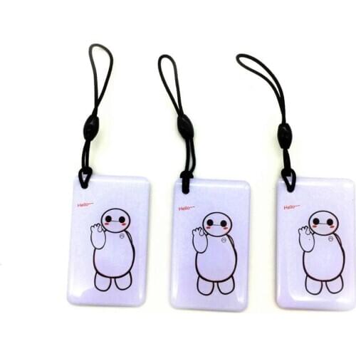 UID Changeable NFC IC Tag Keyfobs Token 1K S50 13.56MHz Writable Cartoon Copy Clone RFID Duplicator