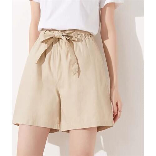 Streetwear Women Shorts Casual Korean Summer Preppy Style Shorts High Waist Cute Girl Wide Leg Shorts Feminino Big Size M-7XL