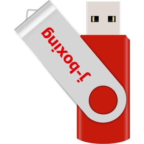 J-boxing 128GB USB Flash Drive High Capacity Folding Metal Thumb Storage Jump Drive for PC Tablet PC/GPS/Camera/Speaker/MP3/MP4