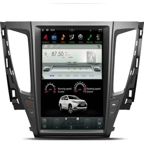 Vertical Screen Tesla Style Android 9.0 7.1 6.0 12.1 Inch Car Dvd Player For Mitsubishi Pajero Sport Radio GPS Navigation 2016