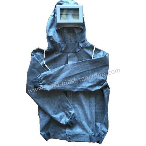 Waterproof sand blasting clothes,water-proof sandblasting hood with body suits for water sand blasting machine