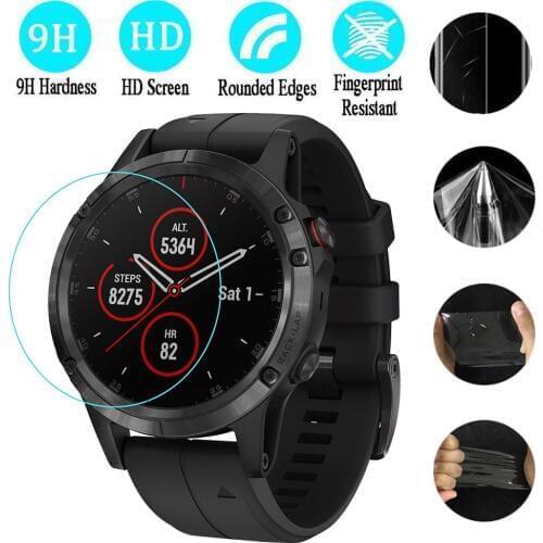 High Quality Screen Protector for Garmin Fenix 5/5X /5S Transparent Clear Screen Protection Film 2PC Drop Shipping