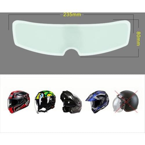 Motorcycle Helmet Lens Anti-Fog Patch Film Rain-proof Sticker Shield Universal