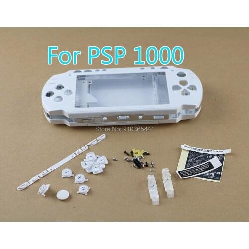 1Set Housing Shell Case Cover Replacement for PSP1000 Game Console Housing Case Cover with buttons for PSP 1000
