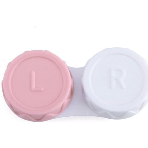 1 PC Contact Lenses Box Travel Holder Container Candy Color Soaking Box Portable Contact Lenses Case Accessories Wholesale