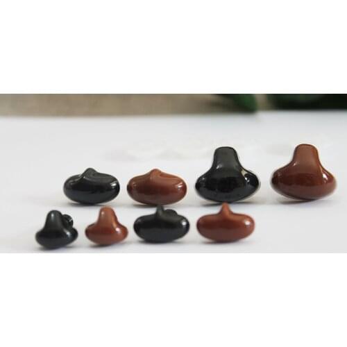 120pcs--12x10mm/16x10mm/20x11mm/20x17mm new design plush toy animal safety nose + washer--size & color option
