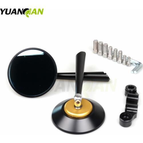 7/8" CNC Aluminum Universal Motorcycle Rearview Side Mirror For bmw S1000R R1200ST R 1200ST R 1200 ST 2006- 2017 mt09 07 honda