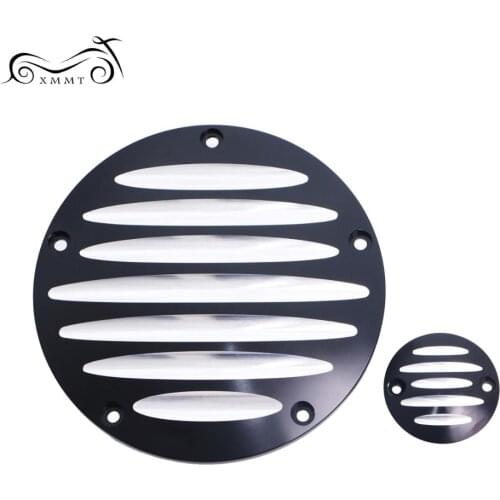 Black Aluminum Derby Timer Timing Cover For Harley Touring Street Glide Road King FLTR FLHT