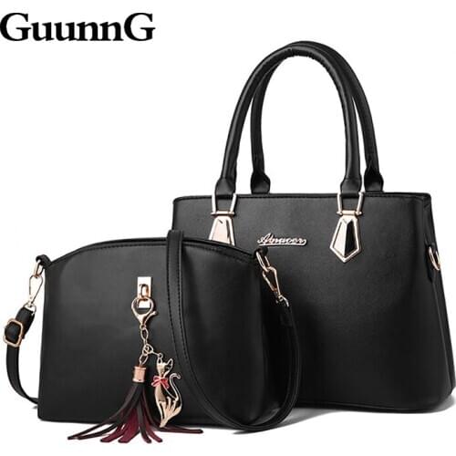 GuunnG High cost performance cheap handbags Business affairs composite bag PU leather shoulder bag woman shopping handbag