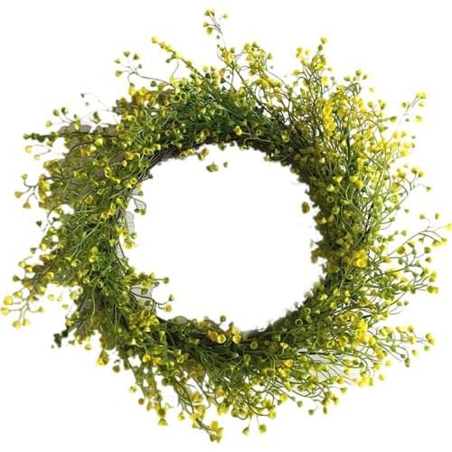 Artificial Wreath Spring Wreath Outdoor Front Door Decoration Living Room Door Decoration Wreath
