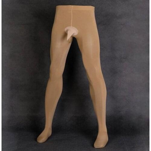 Men 200D Thick Velvet Elastic Warm Pantyhose Penis Sheath Cock Pouch Leggings Tights Stocking Winter Sexy Underwear