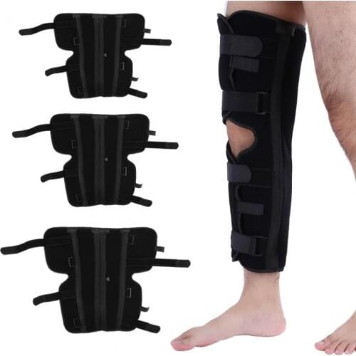 Arthritis Knee Joint Fixing Compression Sleeve Knee Splint Protector Fracture Foot File Adjustable Patella Knee Brace Support