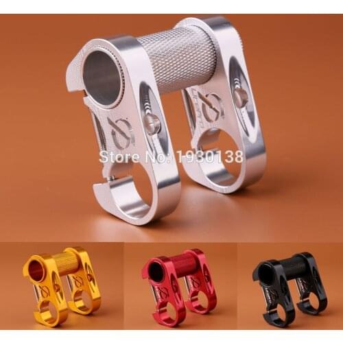 Litepro double folding bike handlebar stem adjustable double stem riser bicyle handlebar stem for BYA412 SP8
