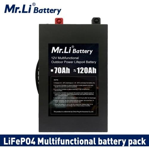 LiFePo4 12V battery Lithium iron phosphate 12.8V 120ah Battery Pack with BMS Board 200A For Inverter Tax Free good for outdoor