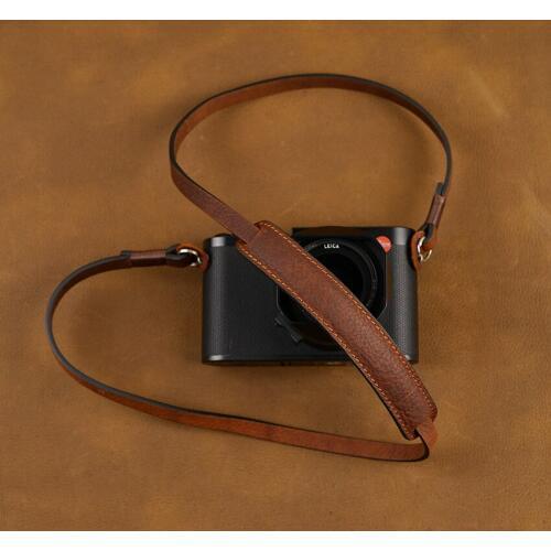 AYdgcam Brand Handmade Genuine Leather Camera Strap Camera Shoulder Sling Belt For Canon Nikon Sony FUJI Fujifilm Leica Pentax