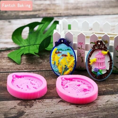 Pendant shape Flower Animal Silicone Mold For Fondant Baking Decorating Tools Candy Chocolate Epoxy jewelry DIY Handmade