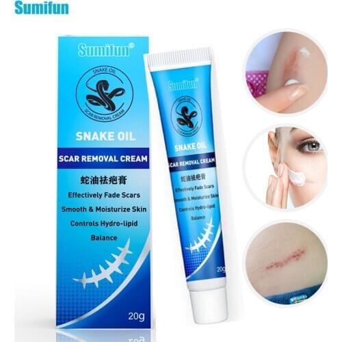 Sumifun 1/2Pcs Professional Snake Oil Ointment Remove Scar Cream Acne Treatment Hand Skin Face Care Natural Chinese Herbal Paste