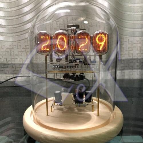 In12 Glow tube clock Glow tube scaffolding clock Manual scaffolding clock DIY kit