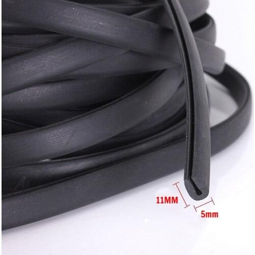 Edge Sealed Strip Guard Car Moulding Black Cover Door Protector Trim Universal
